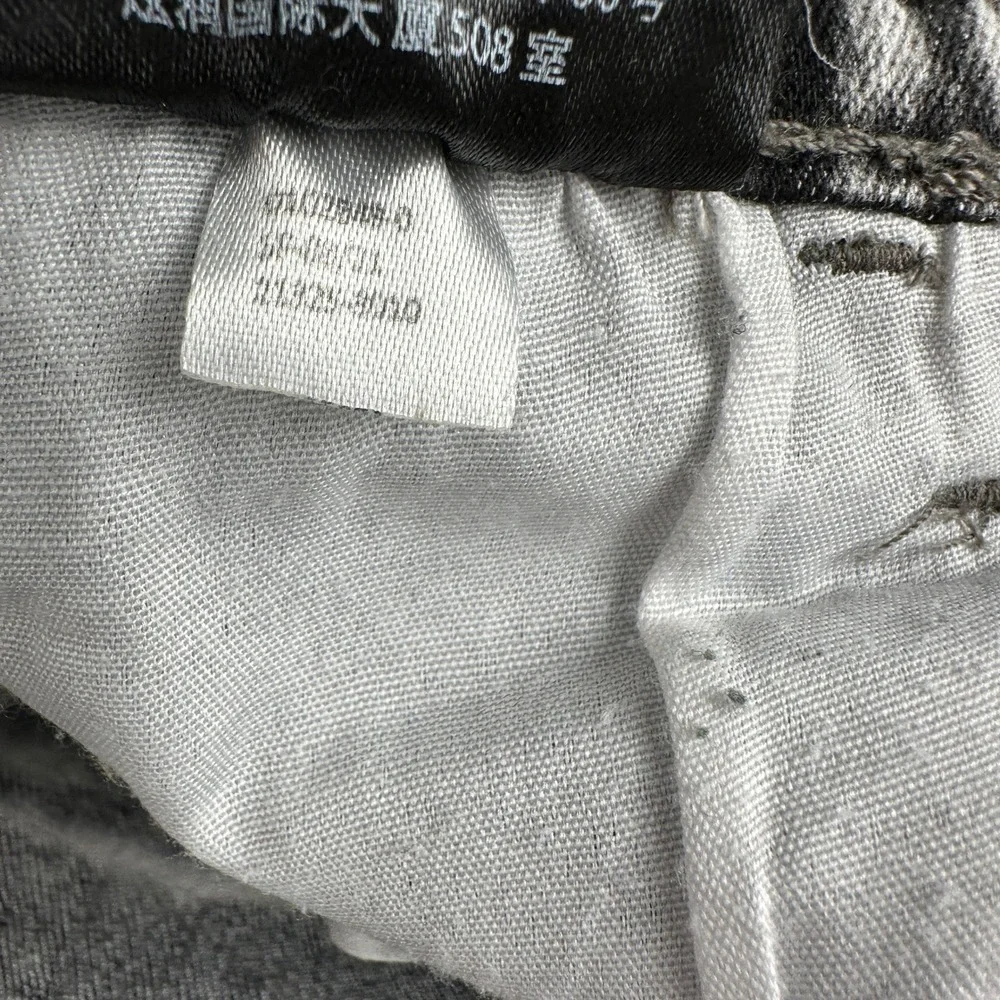 Southpole Jeans Boys Size 8 Black Acid Wash Stretch Slim Fit Denim Pants